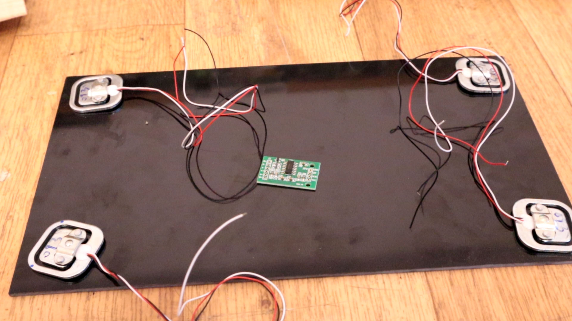 Arduino body weight scale 4 load cells tutorial
