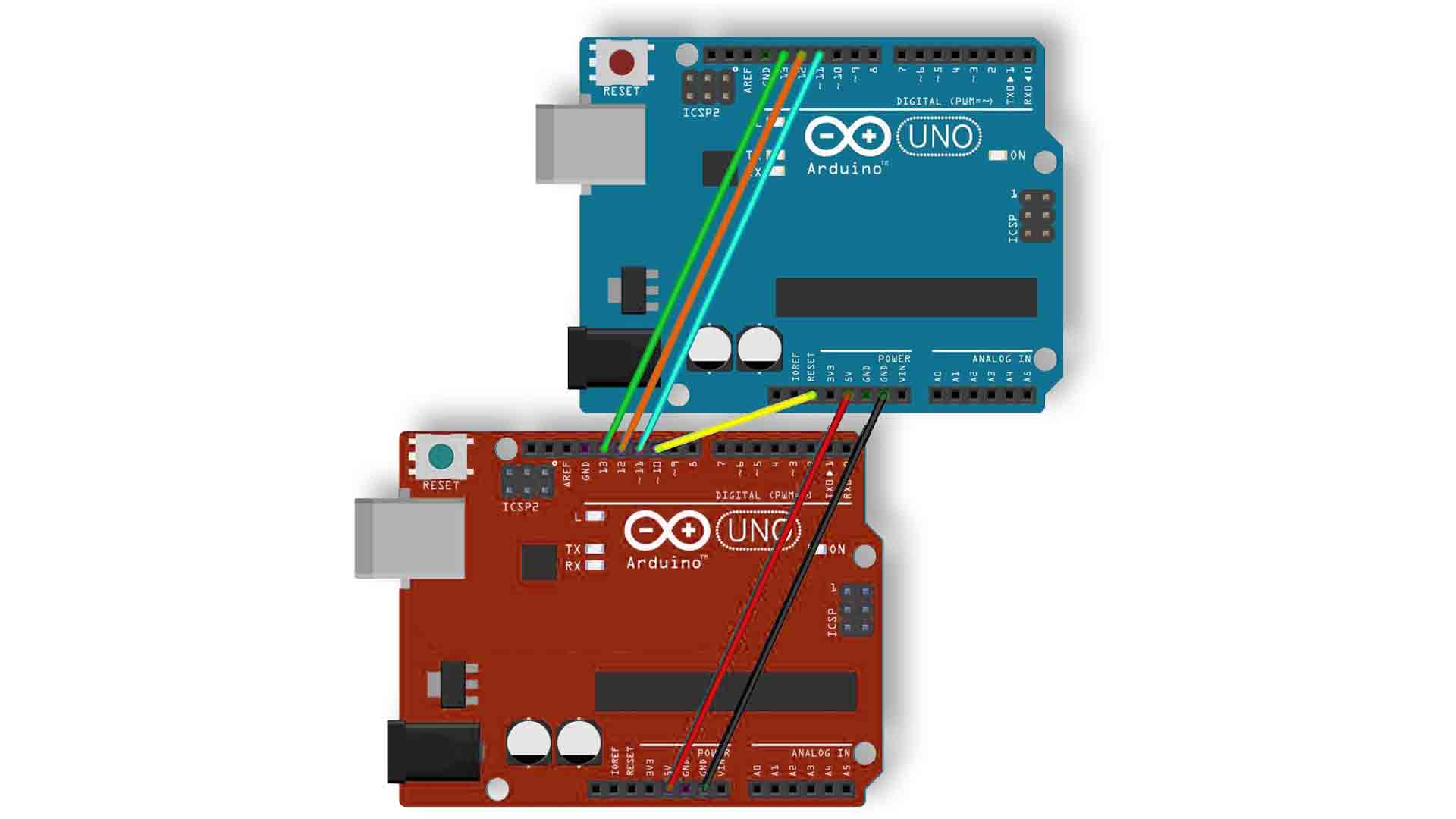 Arduino ISP connections pins AVRDUDEss