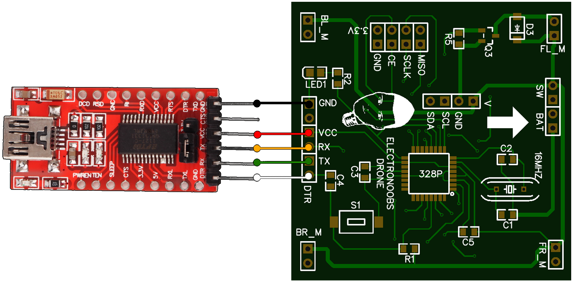 Arduino atmega328 AU burn bootloader
