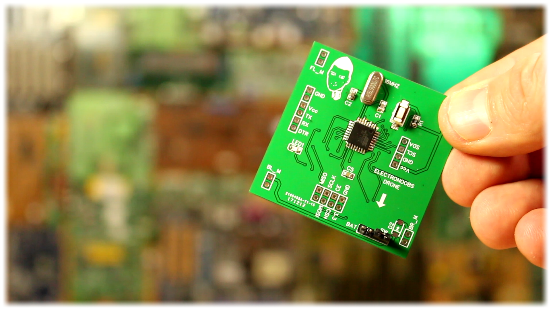 Arduino drone brushed DC motors