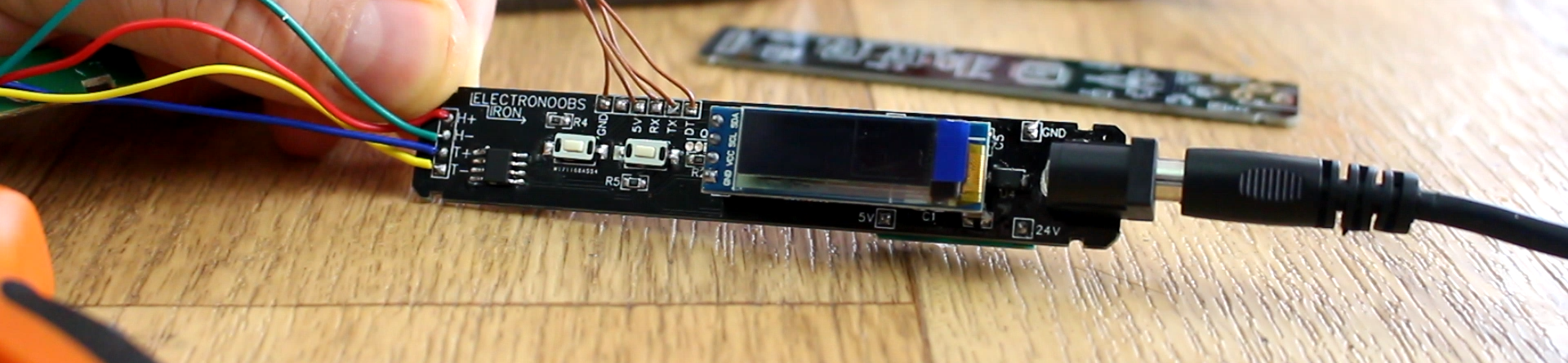 homemade soldering iron PCB