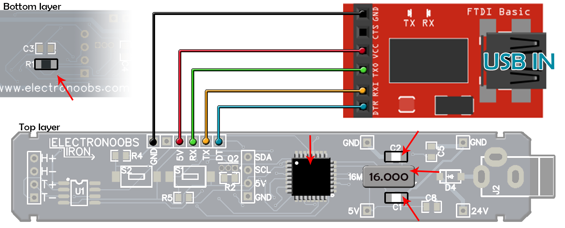 ATmega328p-AU scheamtic