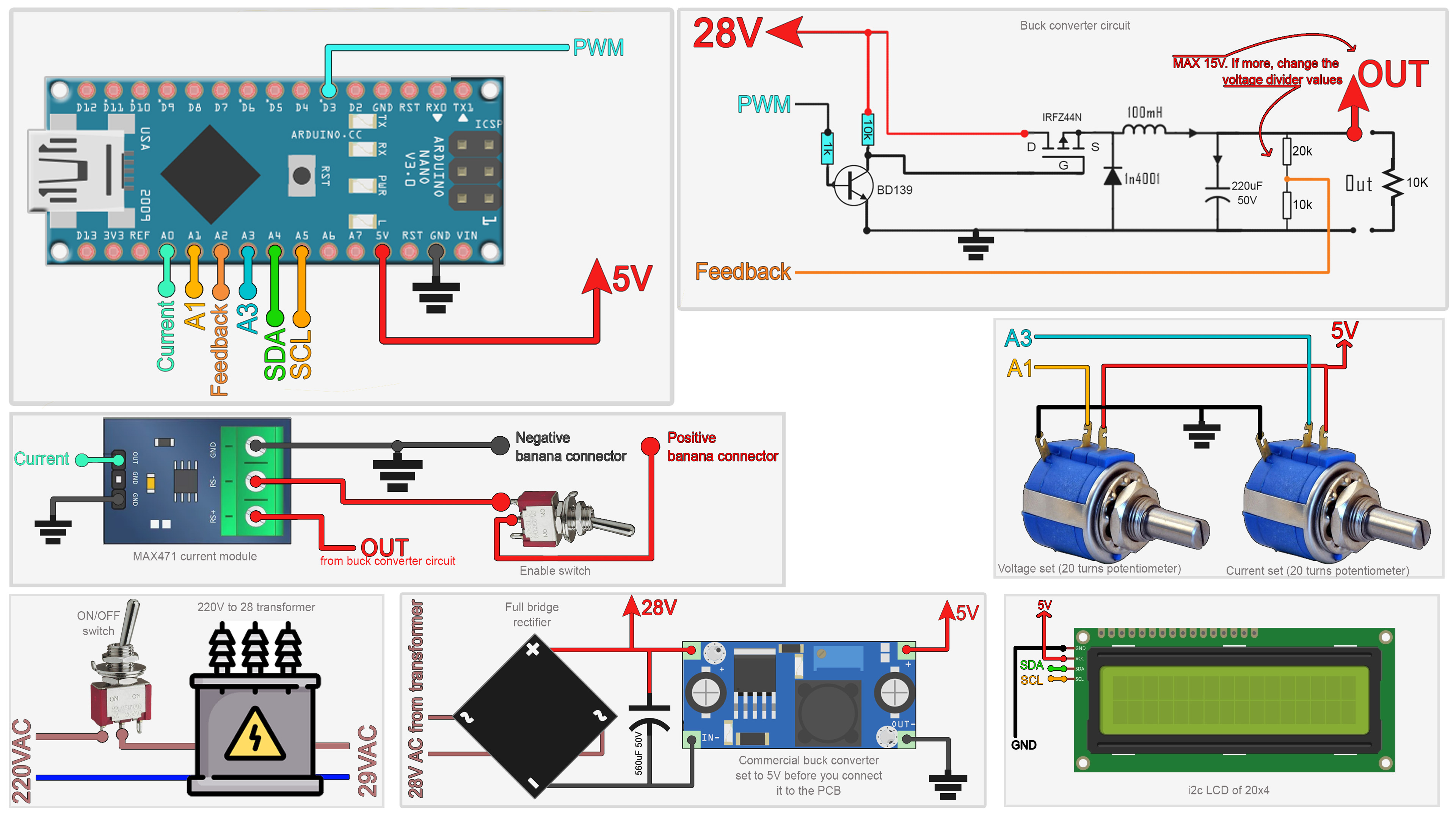 Arduino digital supply schematic circuit homemade