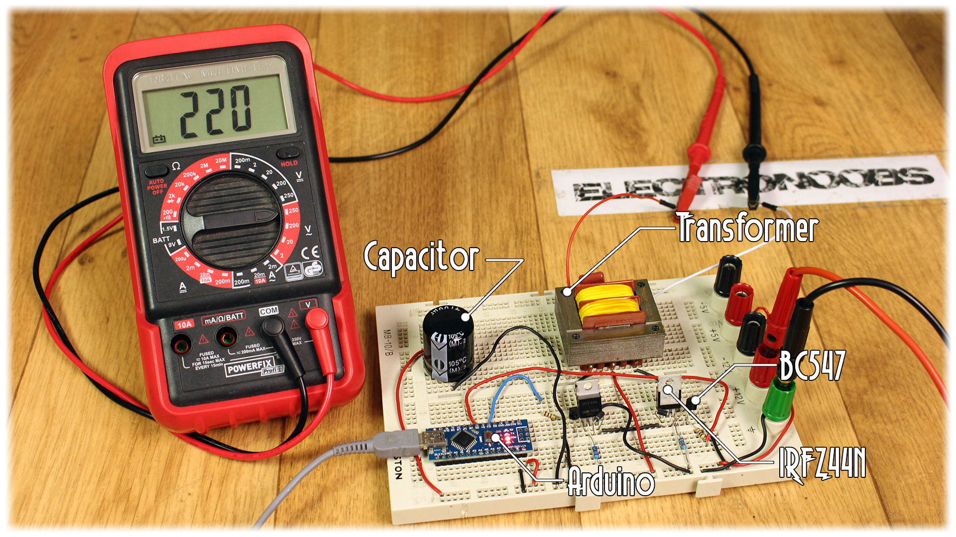 homemade inverter circuit DIY