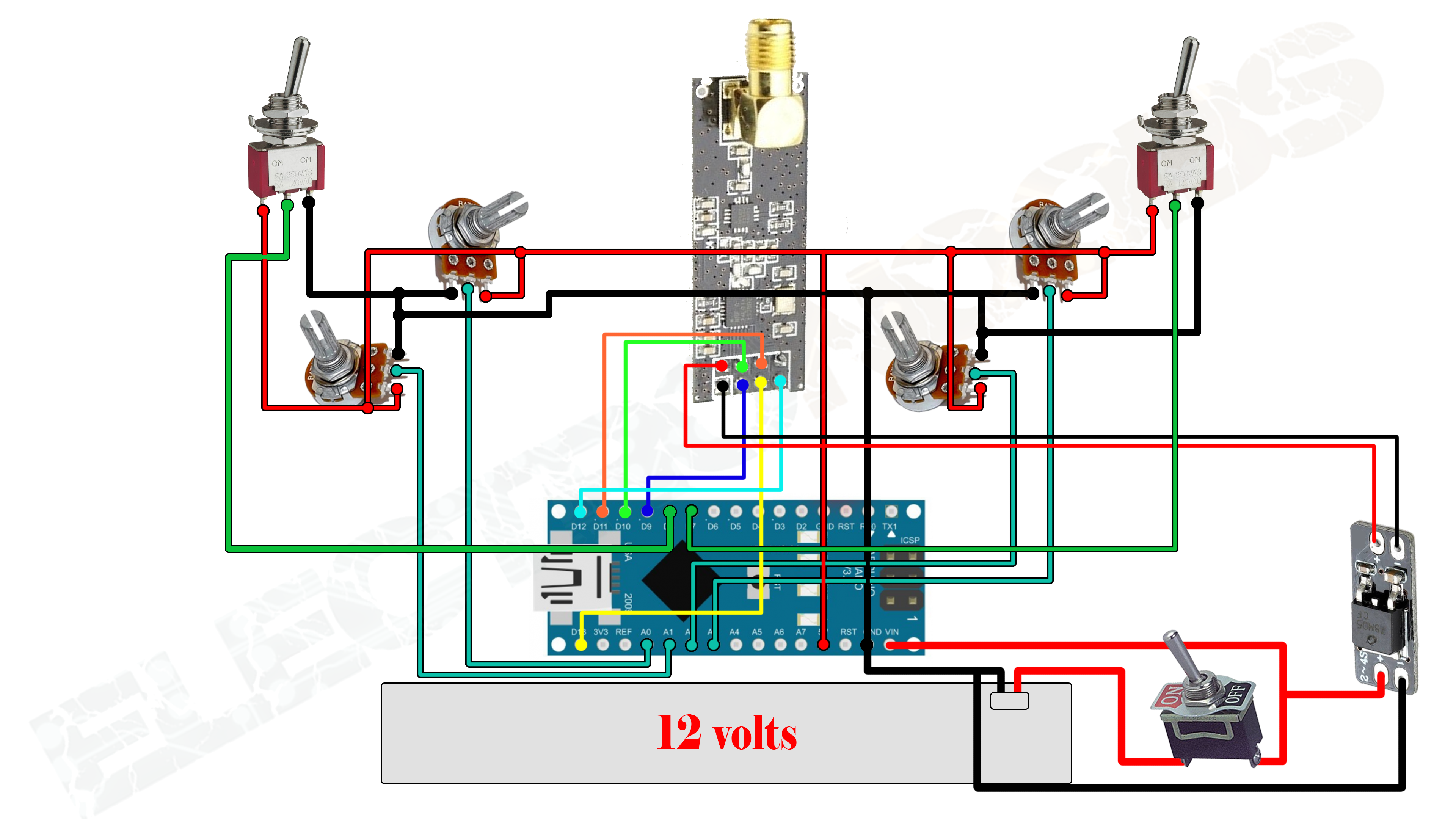Drone Transmitter And Receiver Circuit Diagram - Drone HD ...