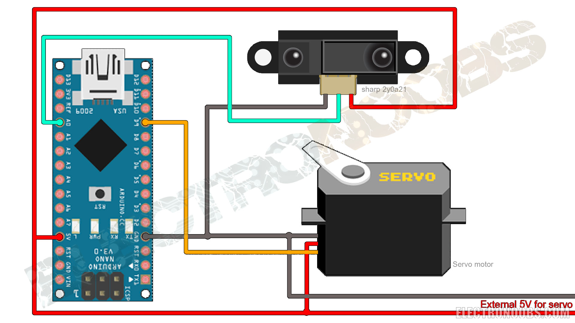 PID ping pong ball schematic