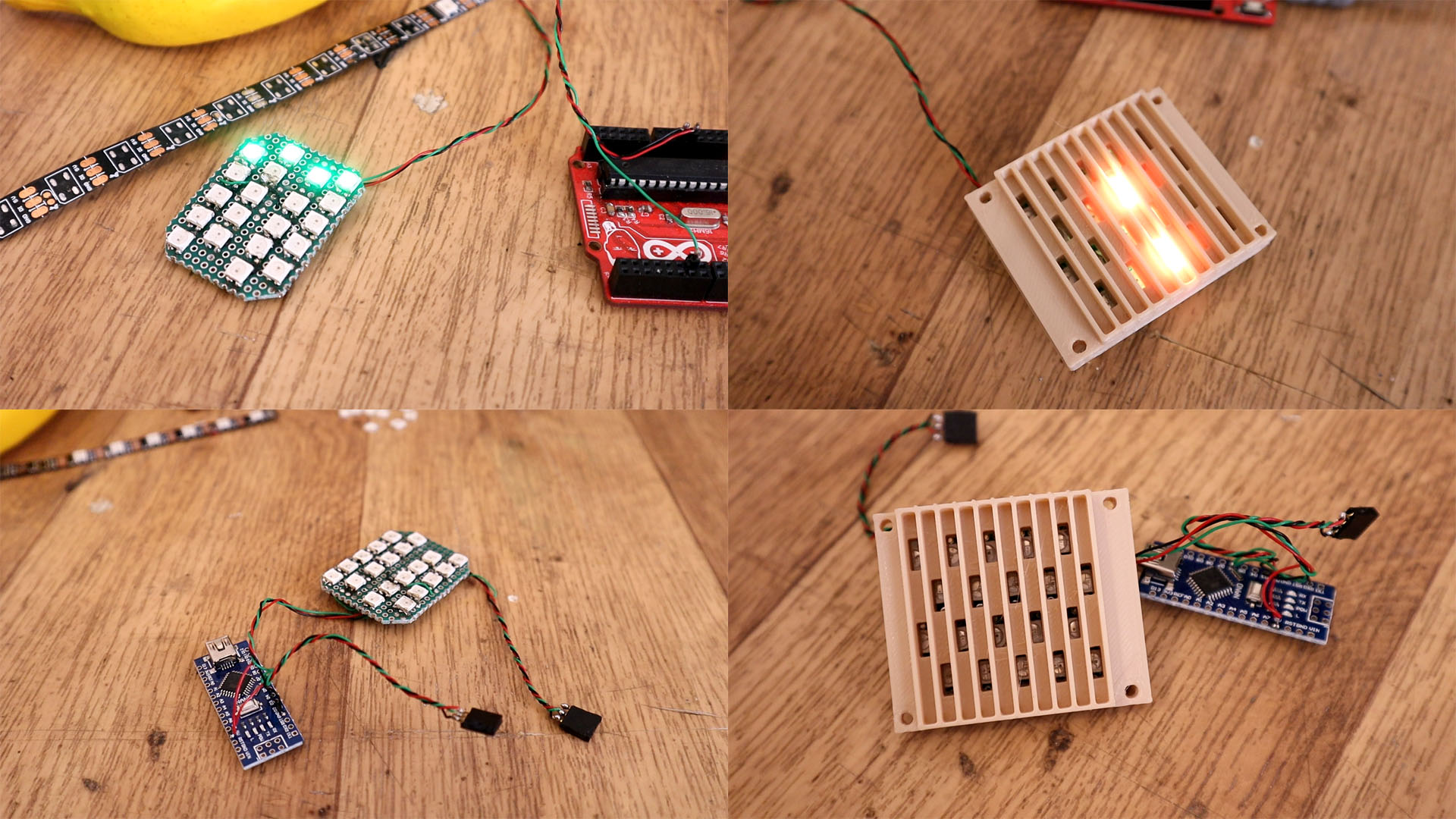 DIY lexie PCB gerber WS2812 LED