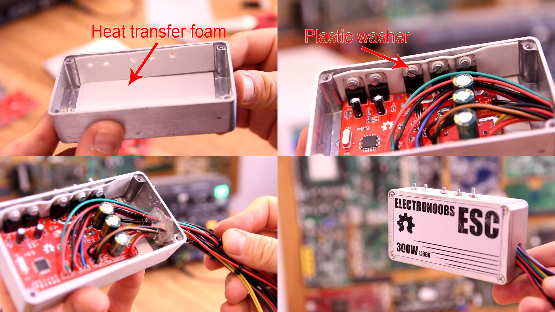 DIY electric bike speed controller metal case
