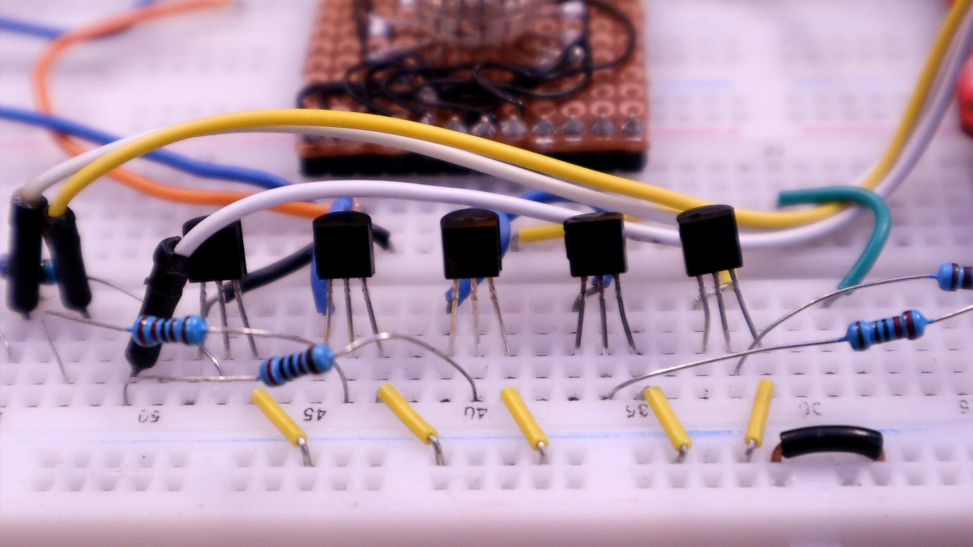 Arduino BJT nixie tube high voltage