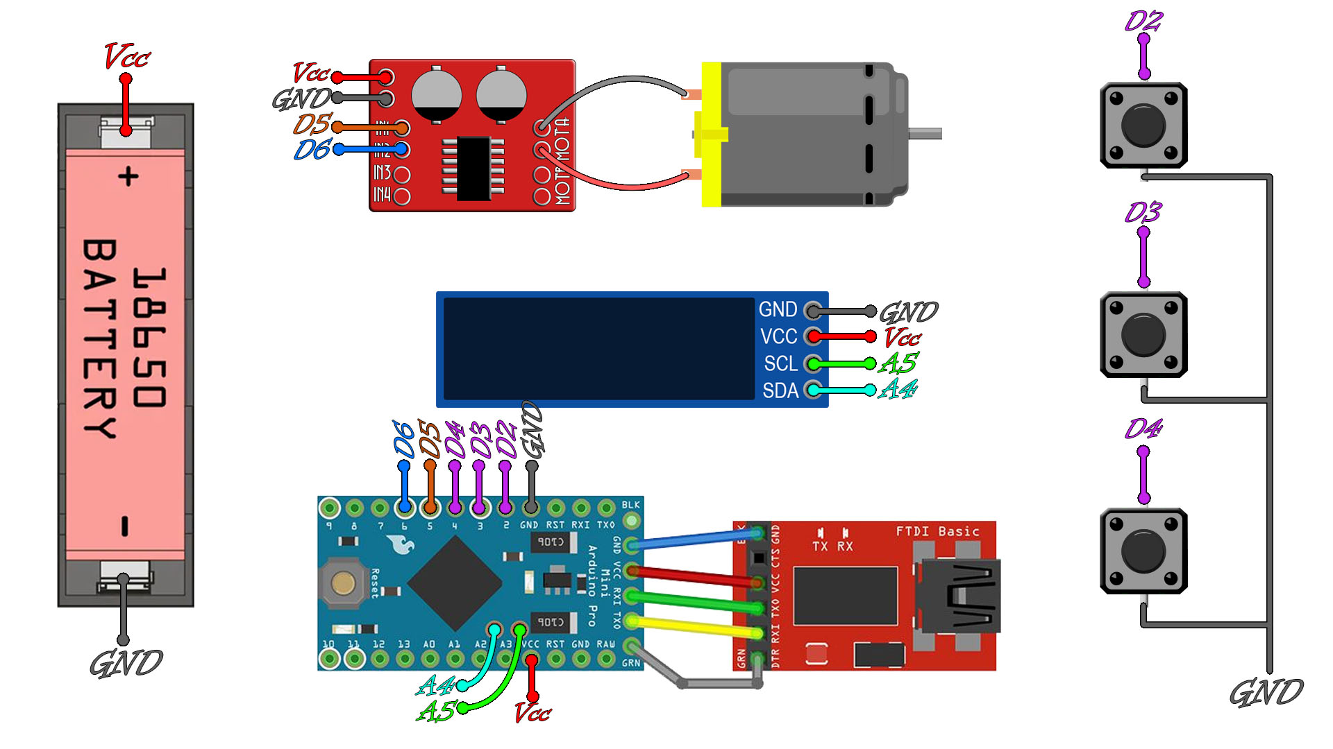 Arduino OLED lcd paste dispenser schematic