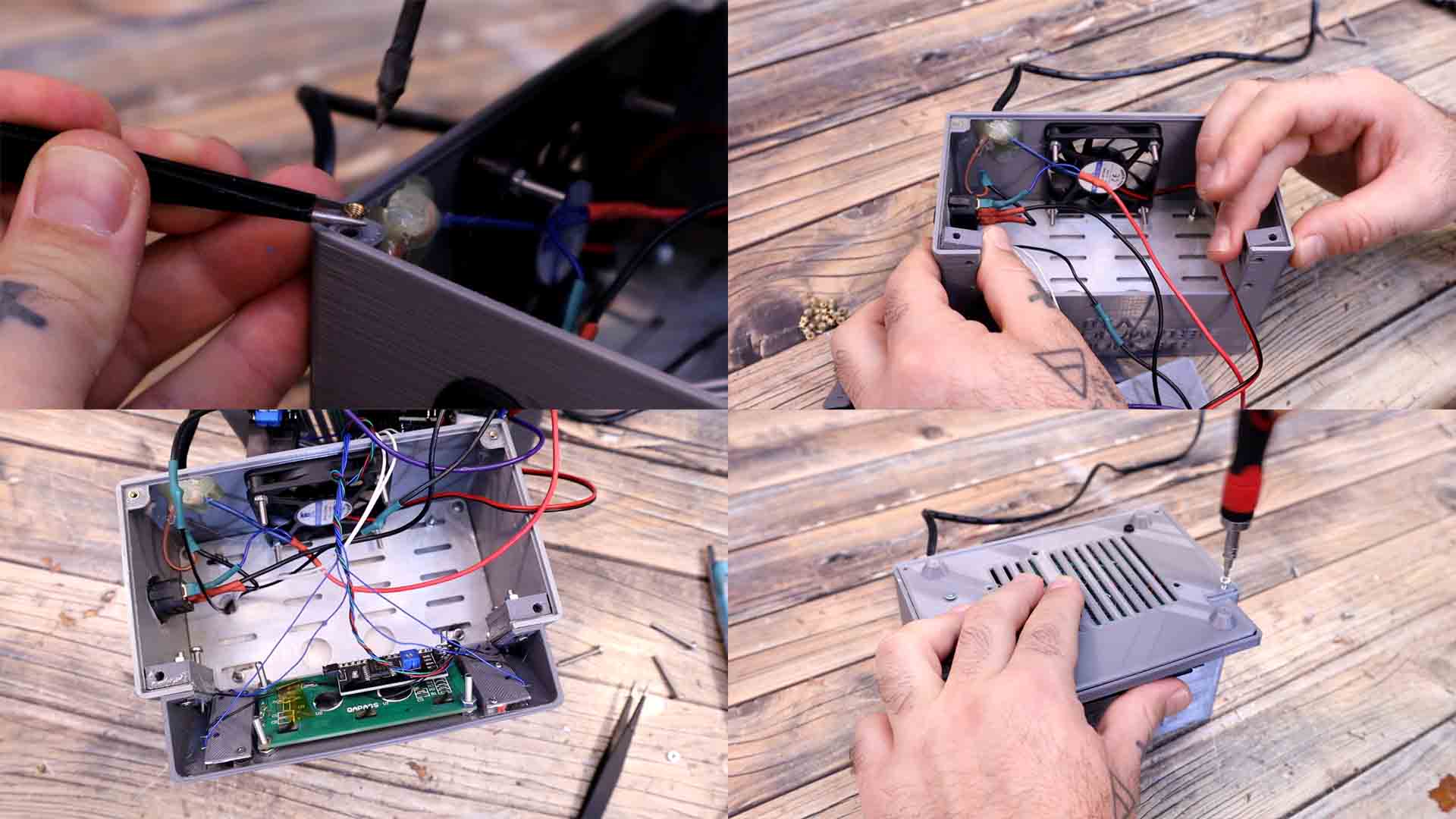 homemade 3D printed reflow station
