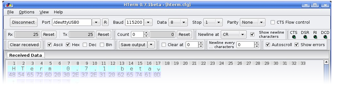 download HTerm serial software