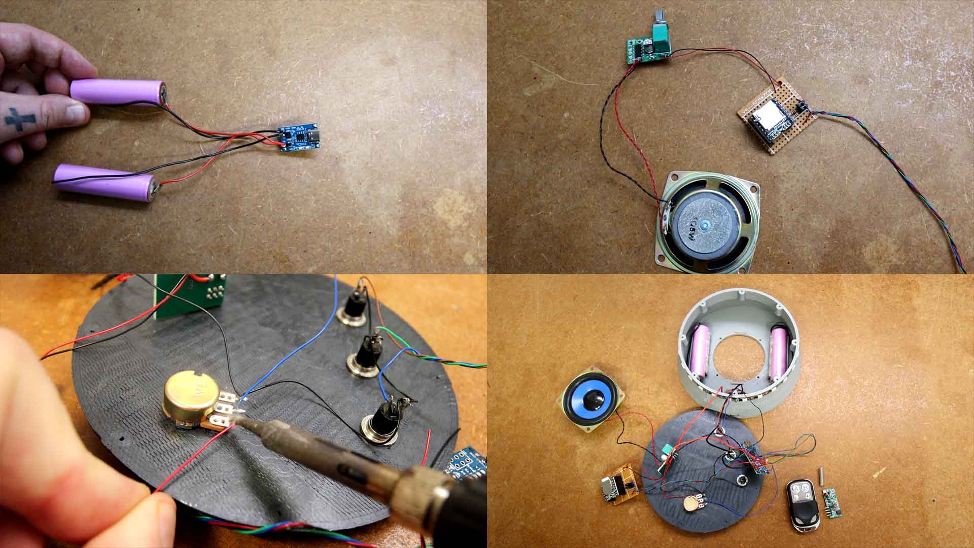 homemade white noise player