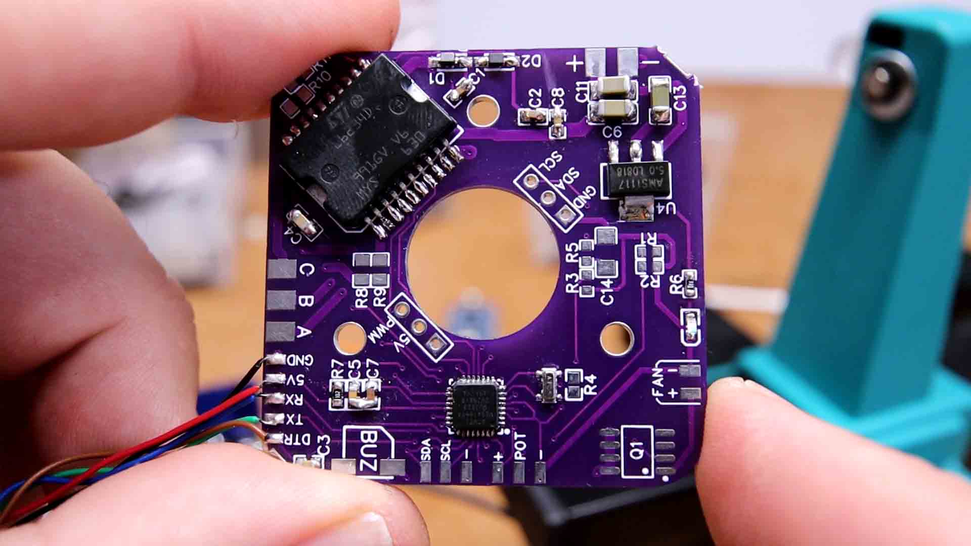 homemade FOC PCB Arduino download PCB guide