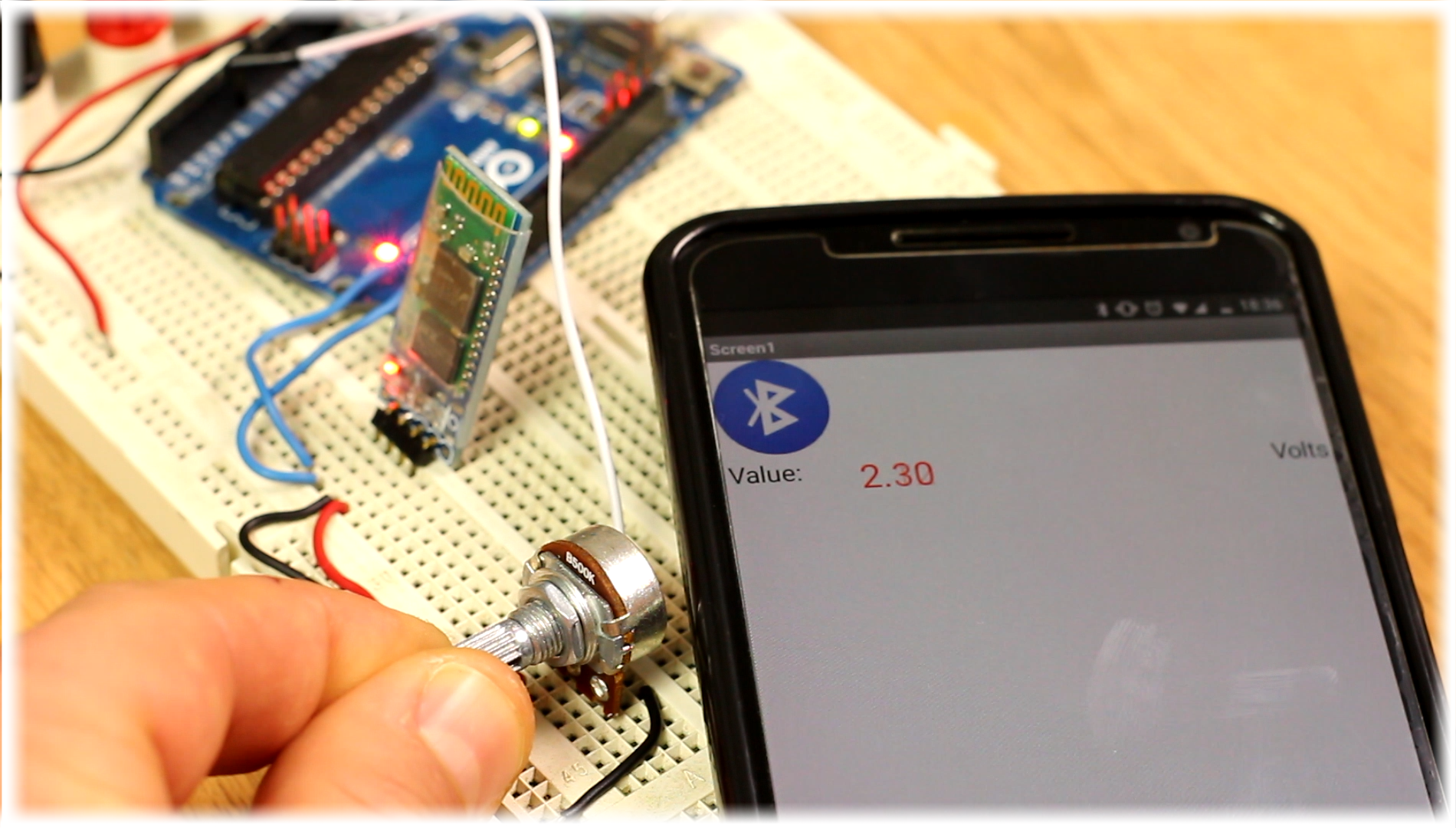 Android App Arduino receive data read