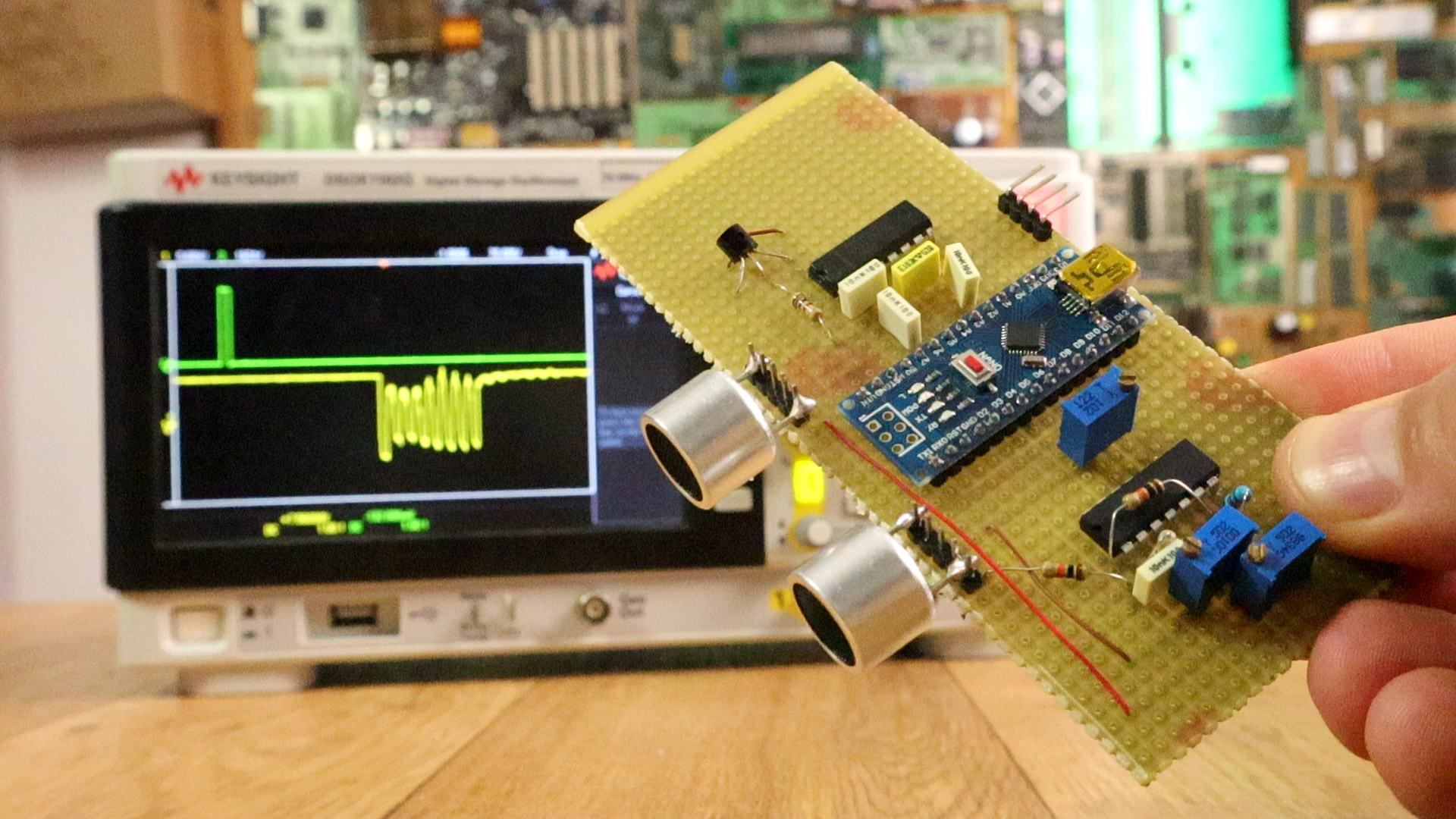 homemade sr04 ultrasonic