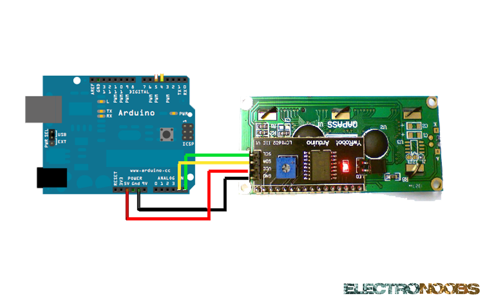 I2c Lcd Arduino Tutorial And Example Code