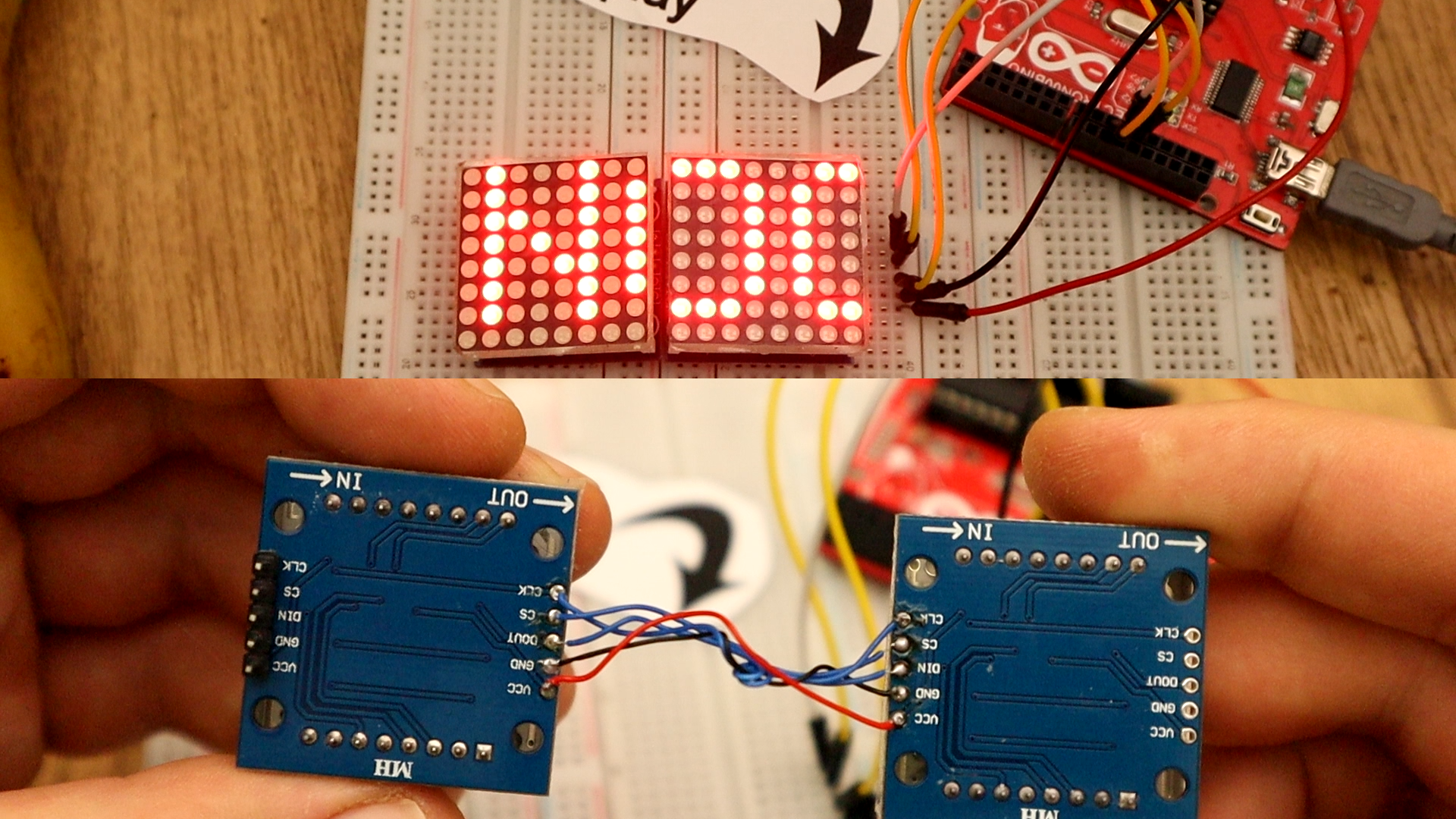 max7219 dot matrix Arduino example