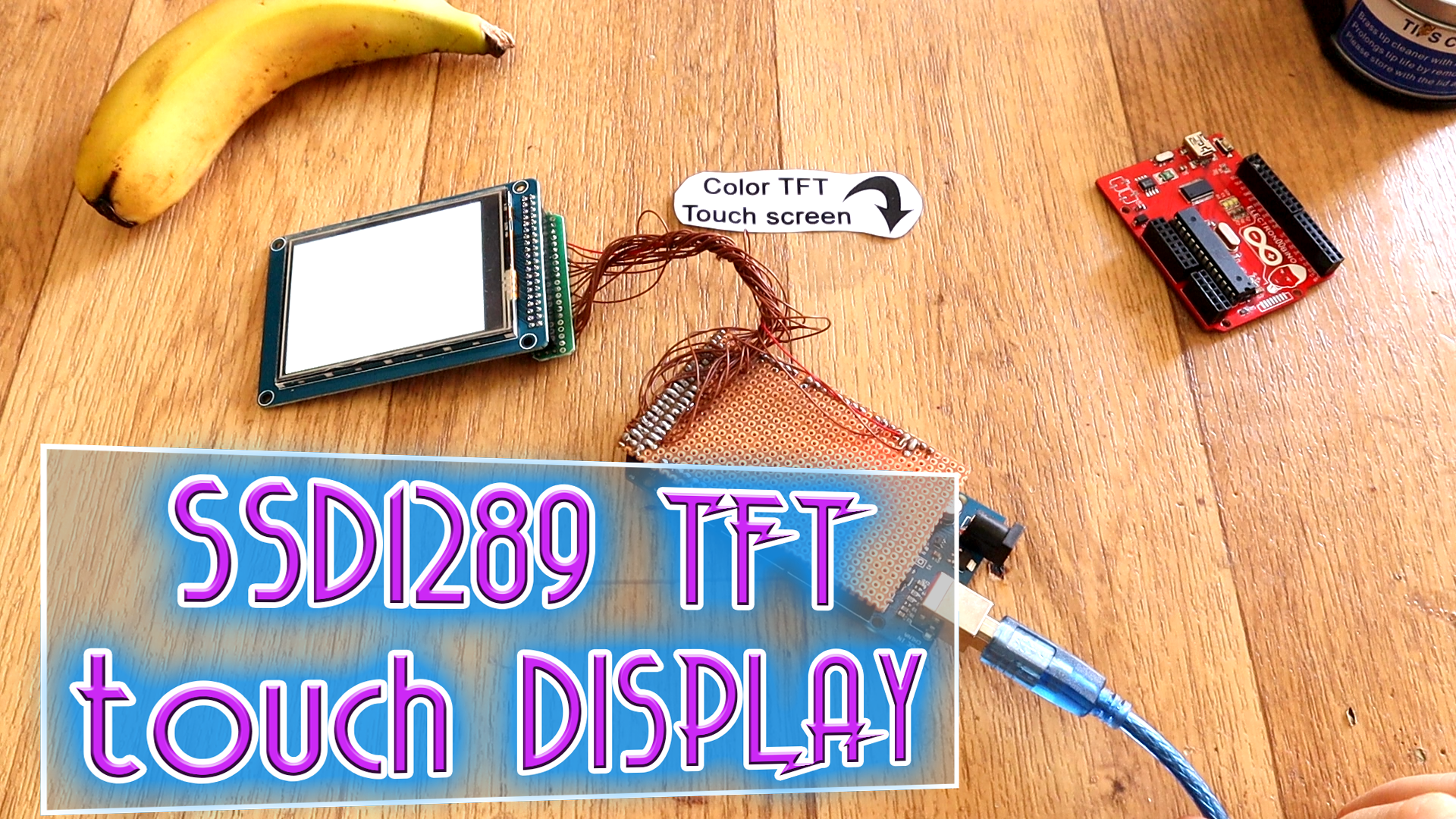 SSD1289 TFT display Arduino example