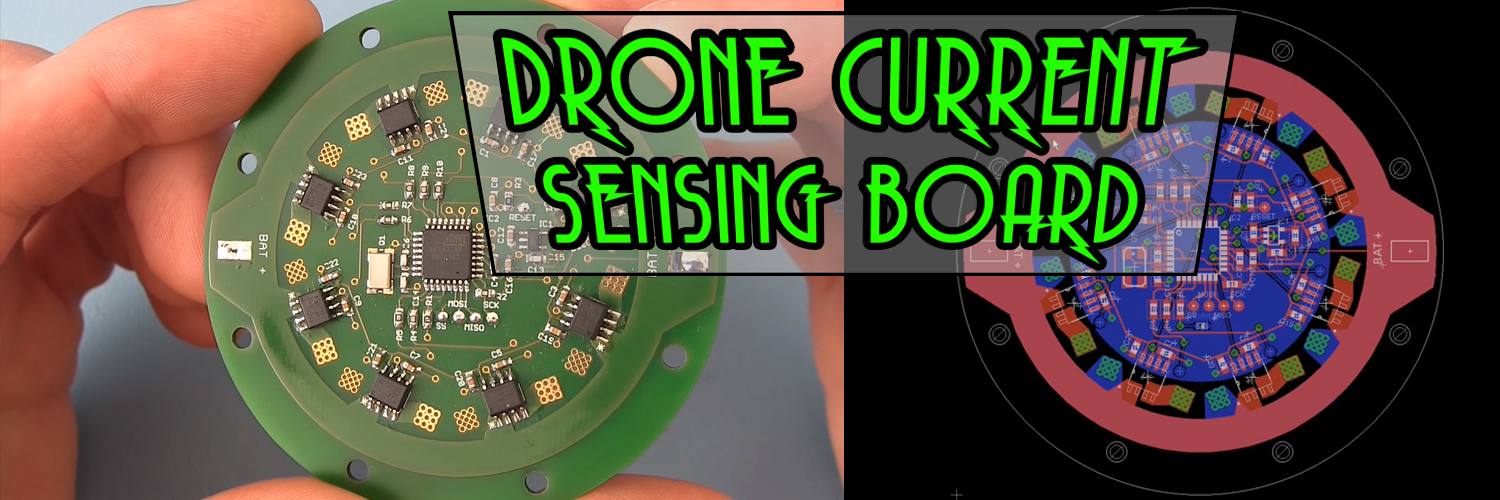 Current sensing board for drones