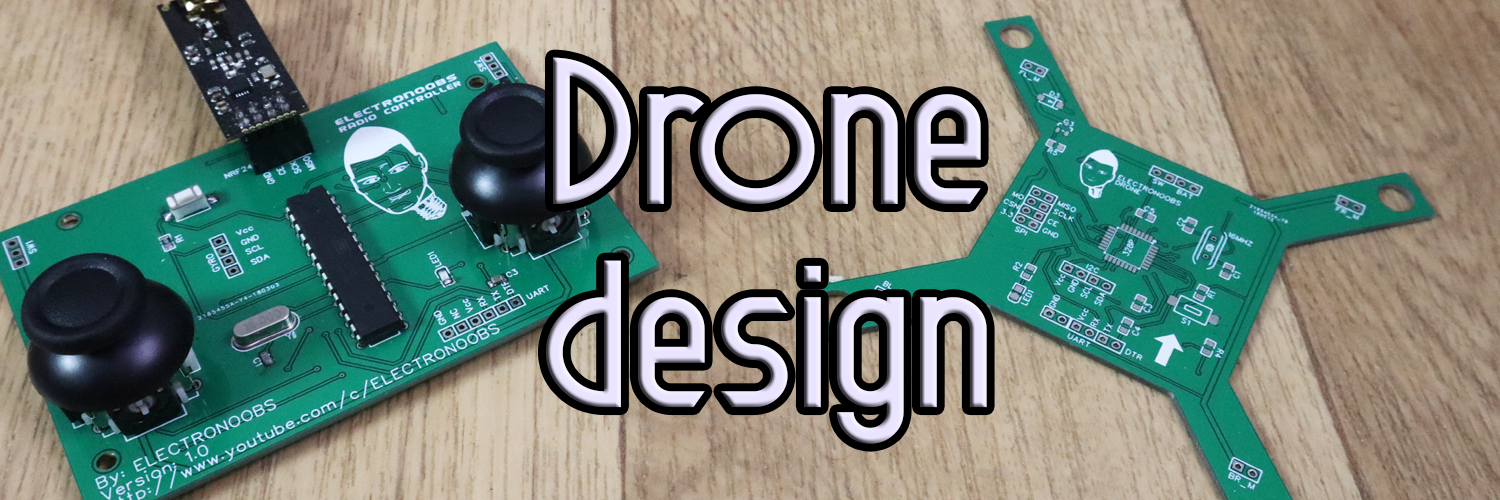Brushed drone PCB design Arduino