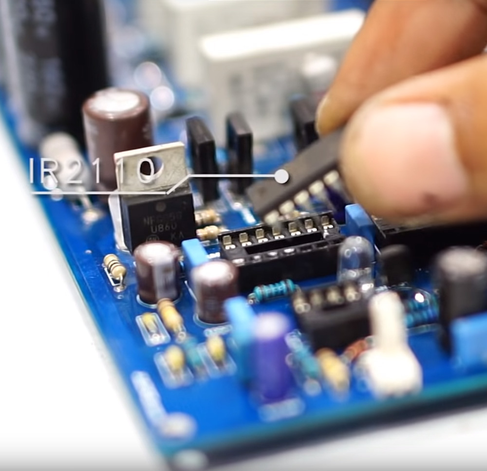 PCB prototype JLCPCB ClassD amplifier