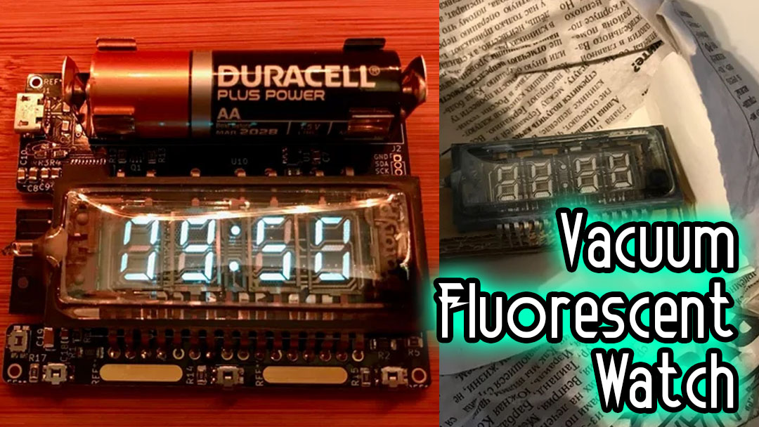 Vacuum Fluorescent Display Watch
