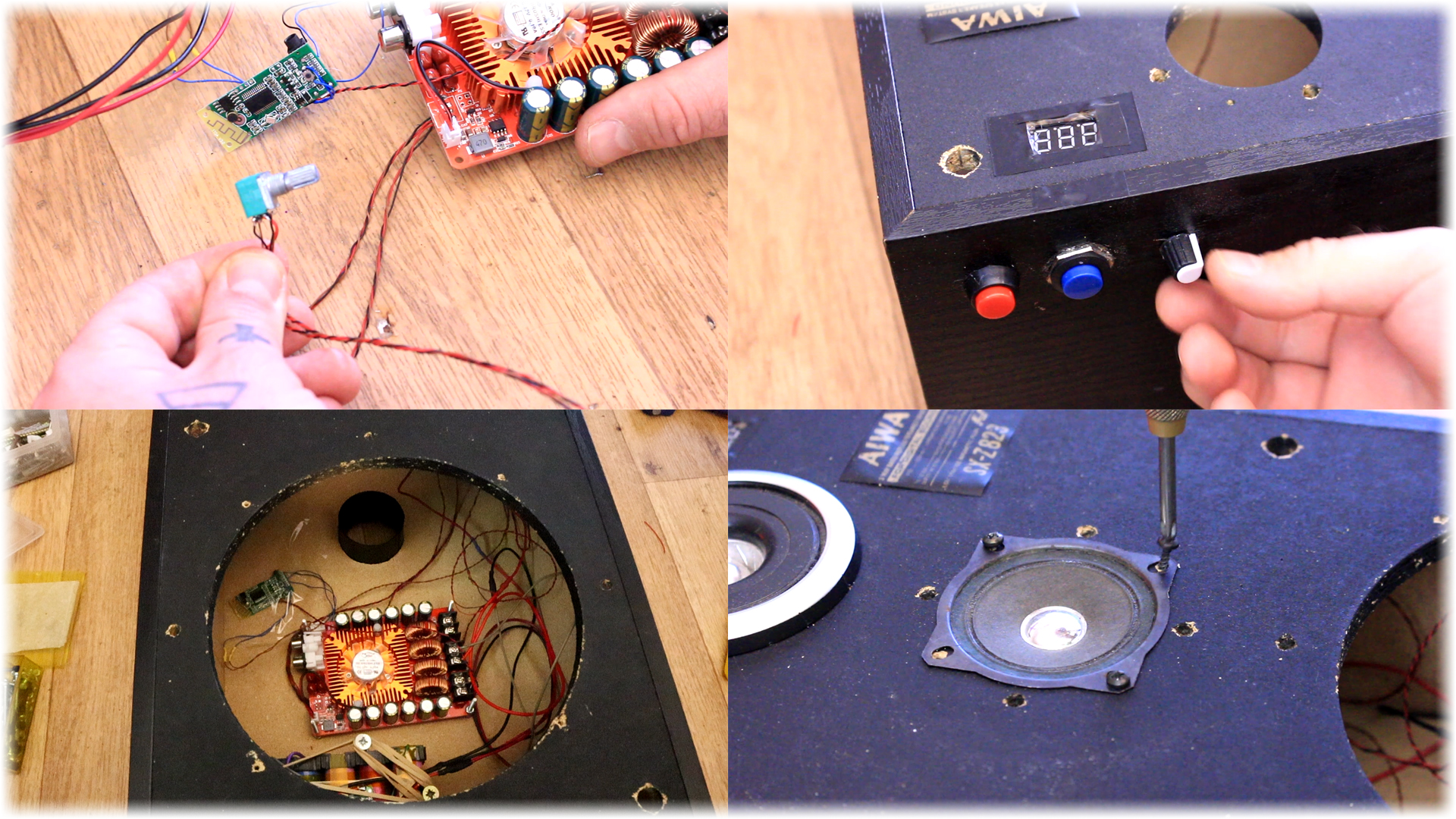 Homemade huge bluetooth portable speaker