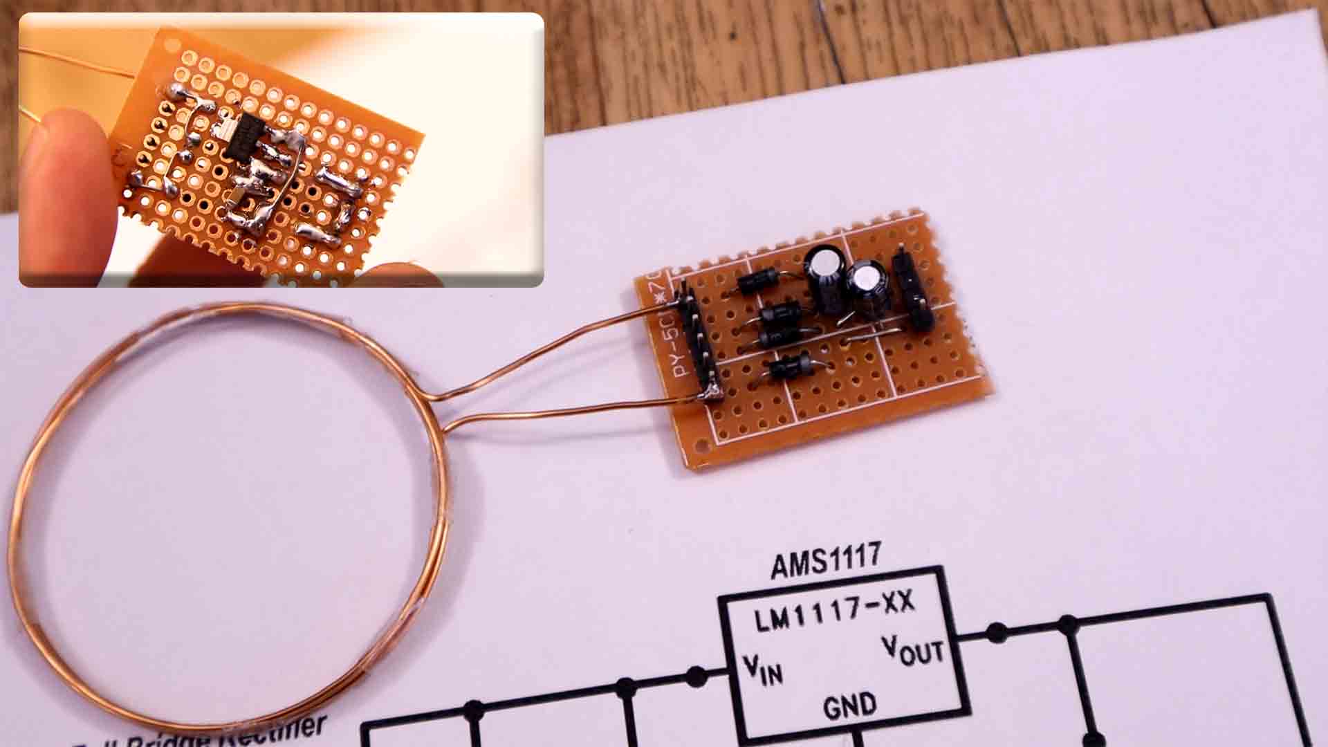 homemade wireless charger transmitter