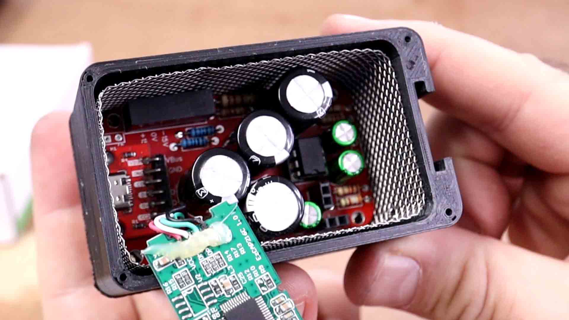 DIY INA217 microphone amplifier PCB