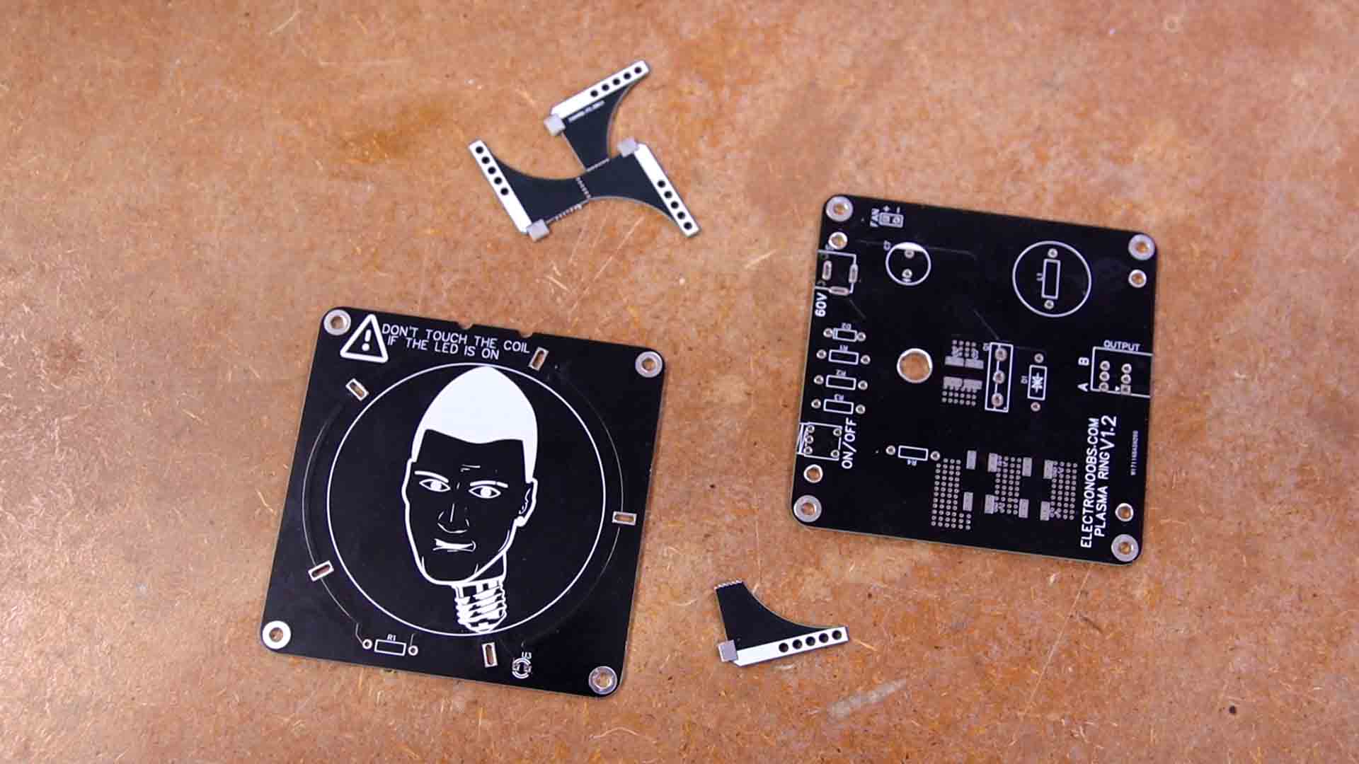 homemade plasma toroid PCB circuit