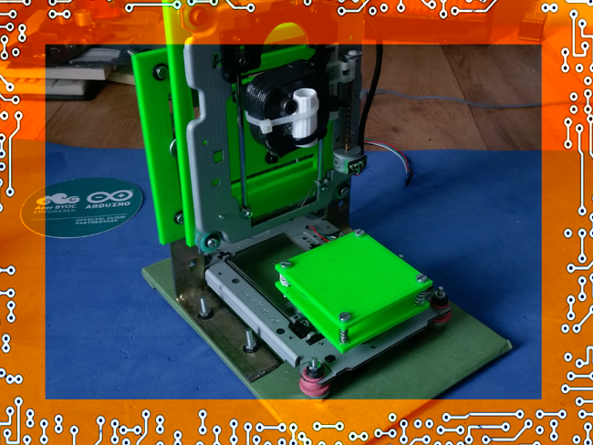 mini CNC out of DVD burners