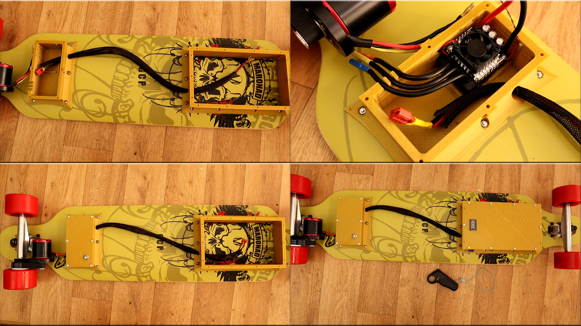 Arduino homemade electric longboard Schematic