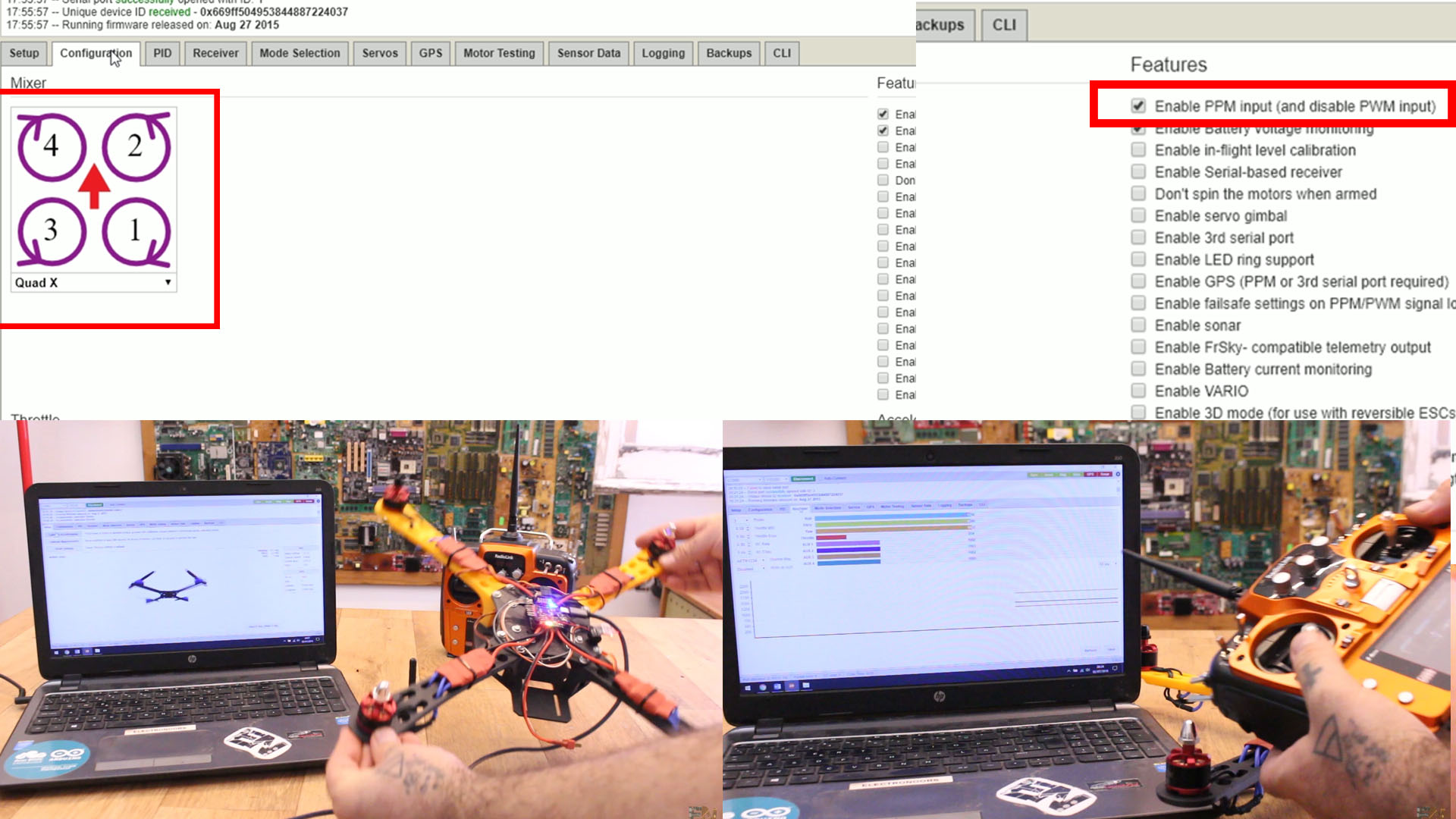 NAZE 32 baseflight flash firmware tutorial
