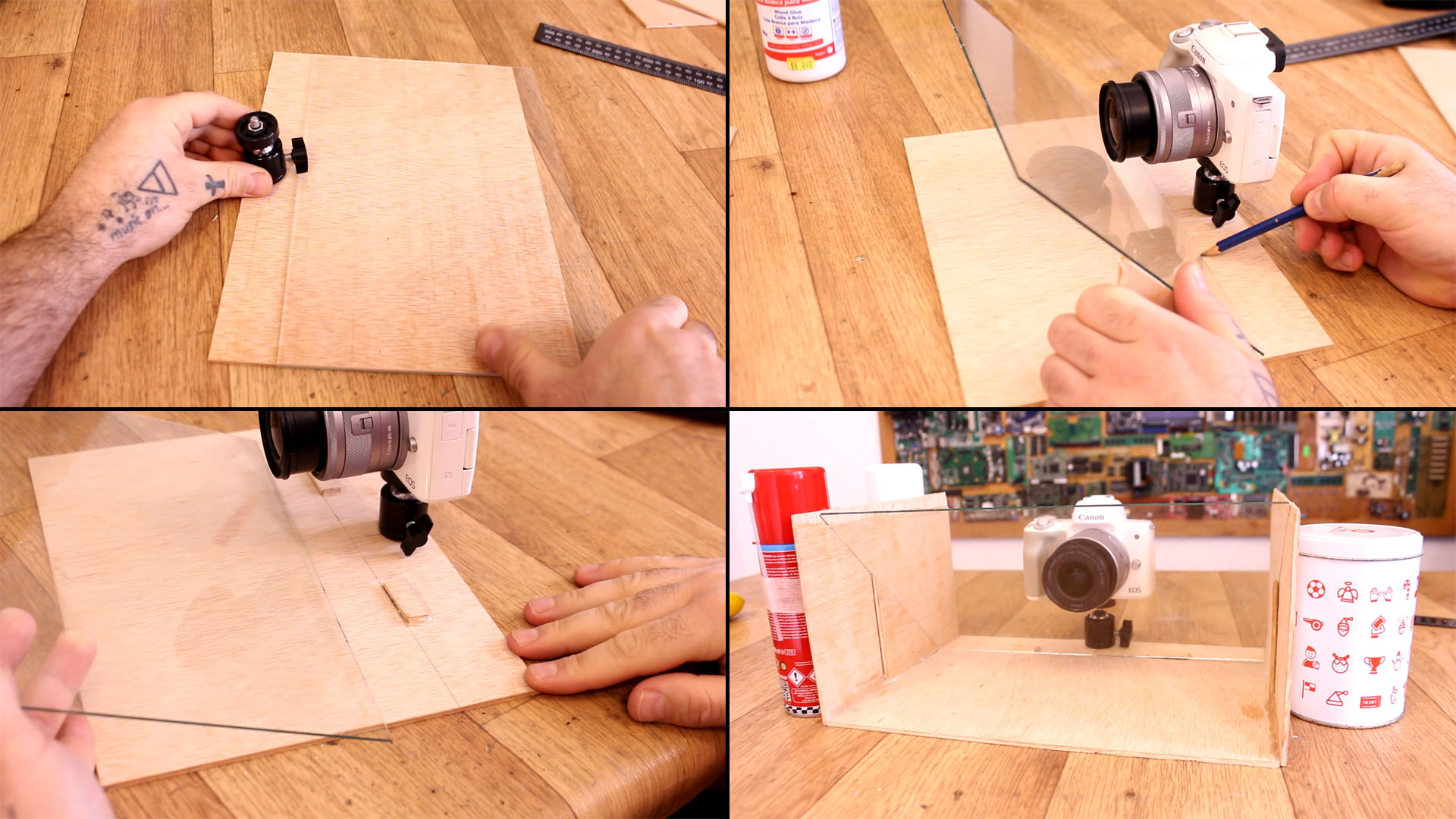 make a homemade prompter PC HDMI