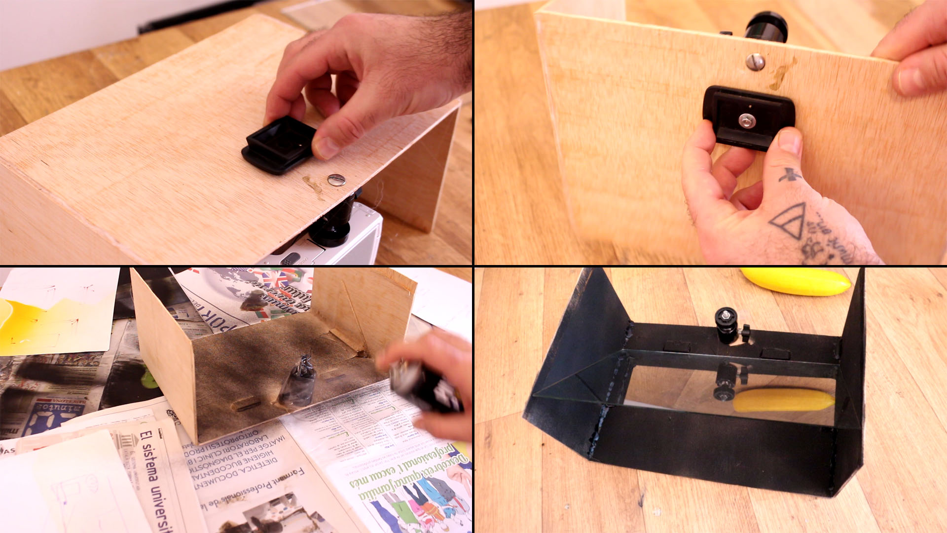 make a homemade prompter PC HDMI