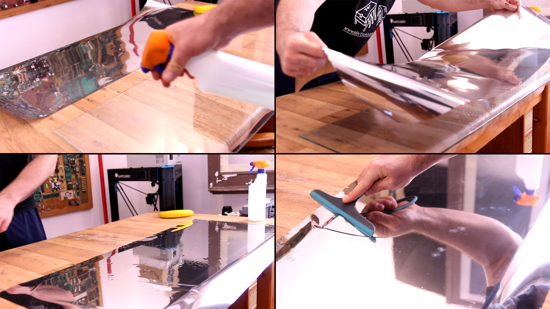 homemade one way mirror film