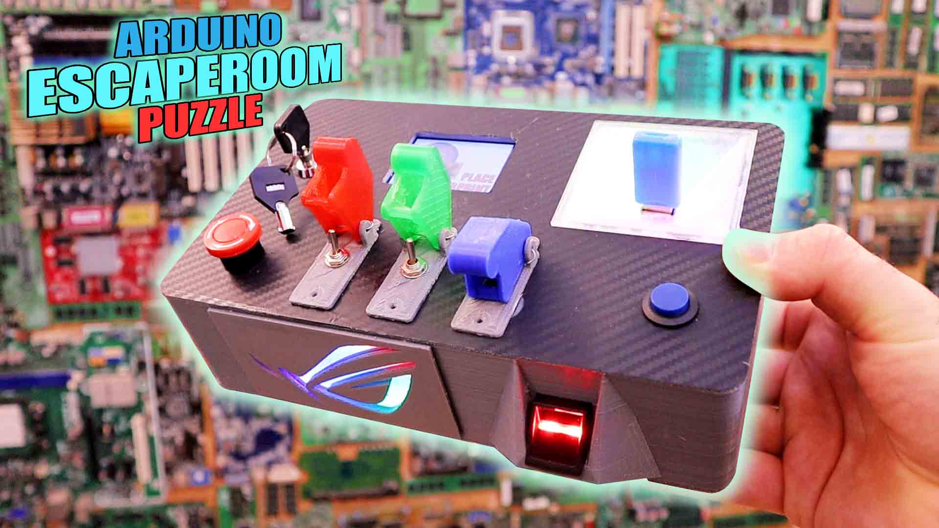 Arduino escaperoom puzzle tutorial how to make