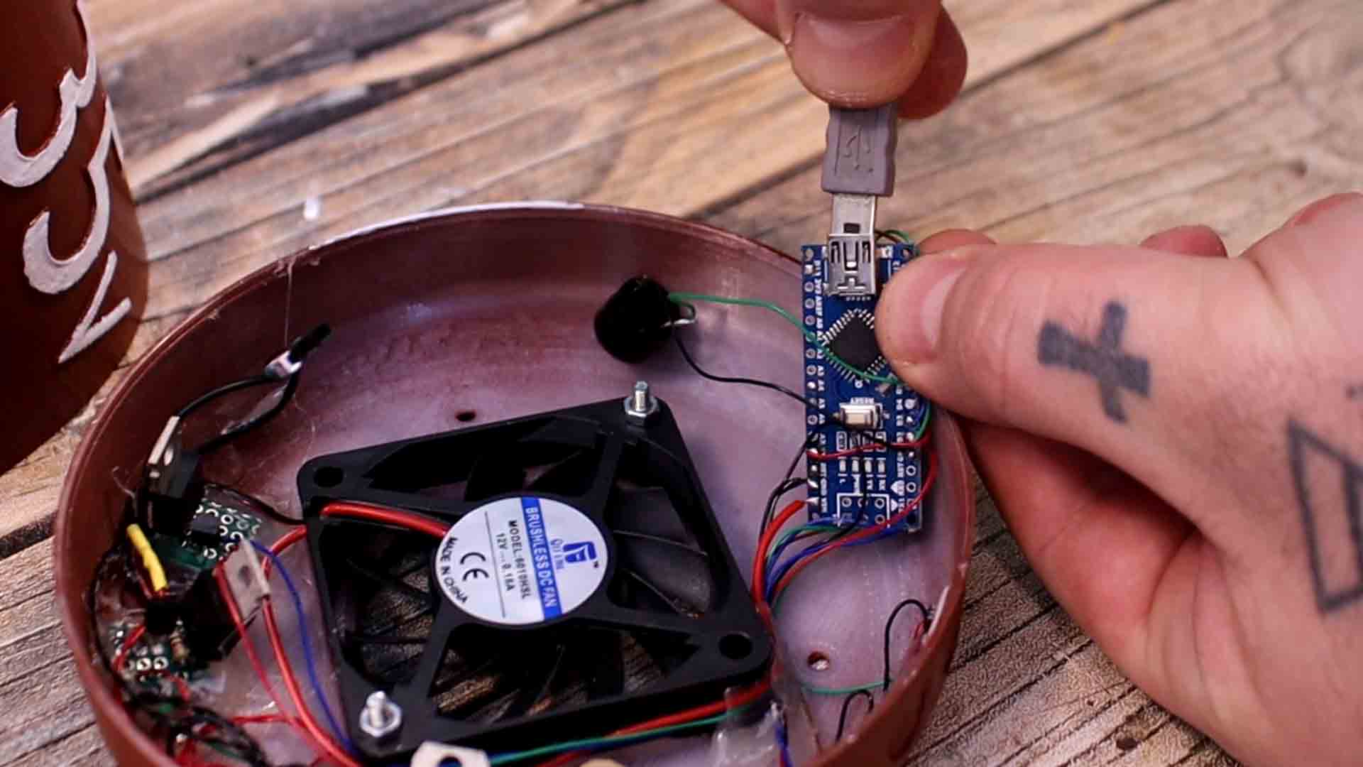 homemade arduino humidifier 3D printed STL download