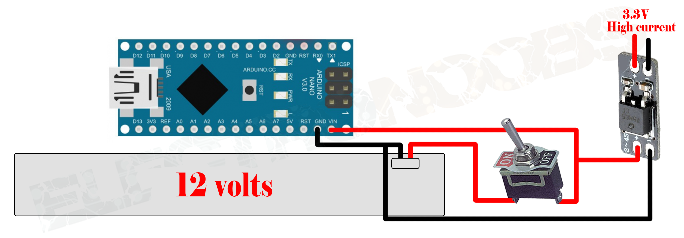 power schematic of the RC 