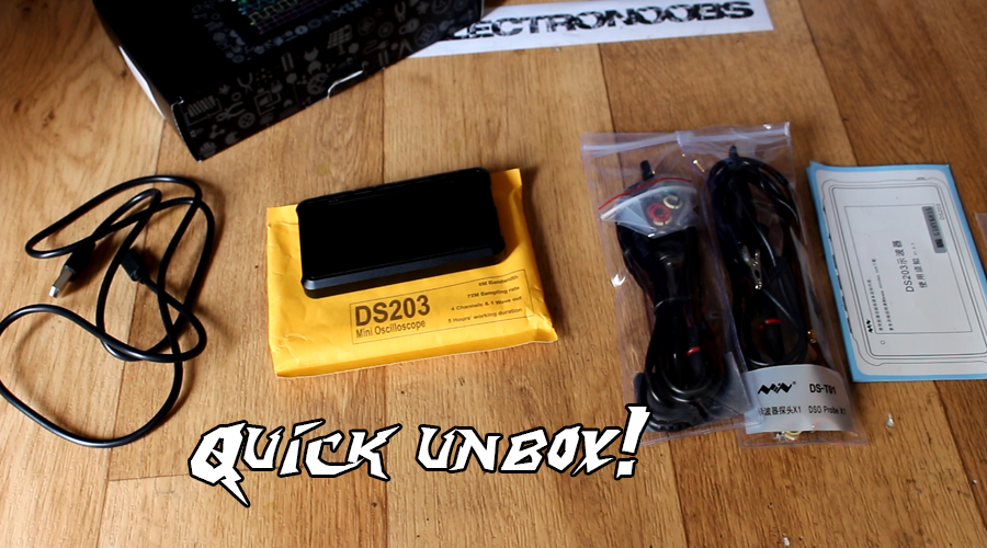 DS203 unbox