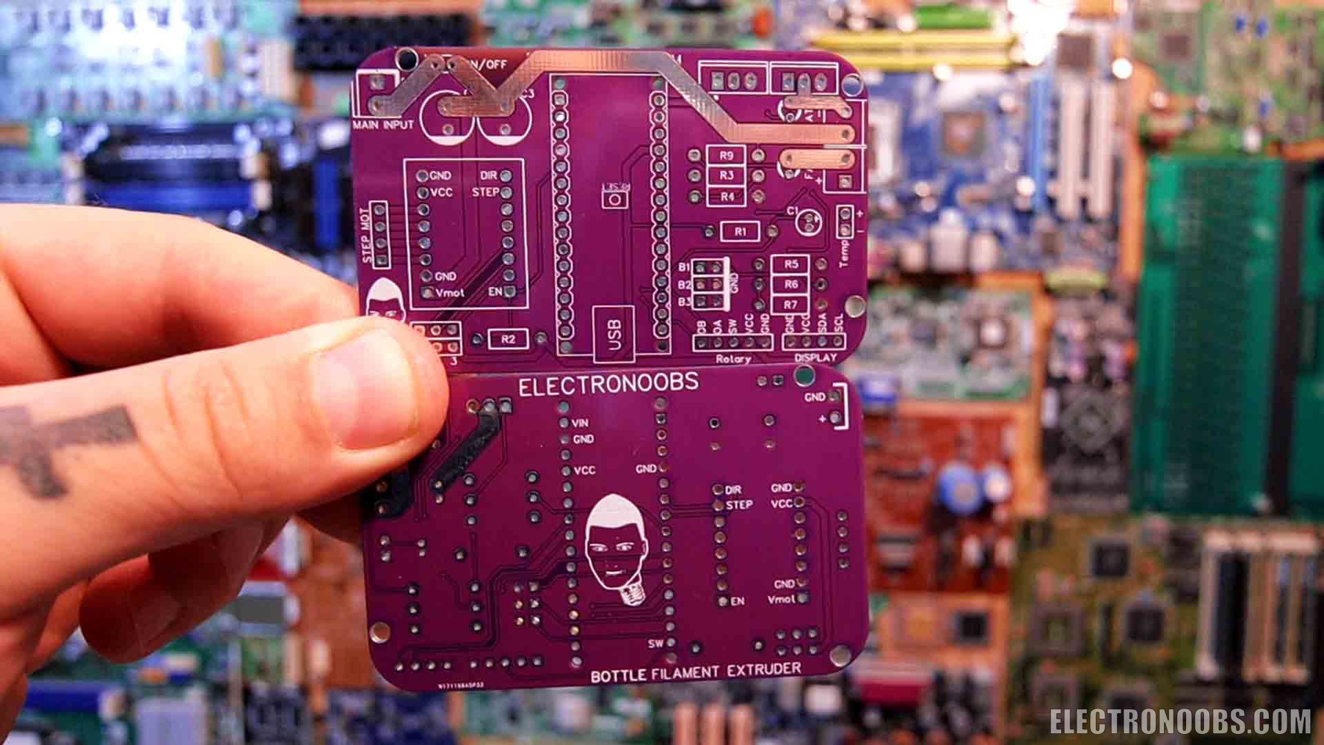 Filament Maker from Bottle PCB (GERBERs Only)