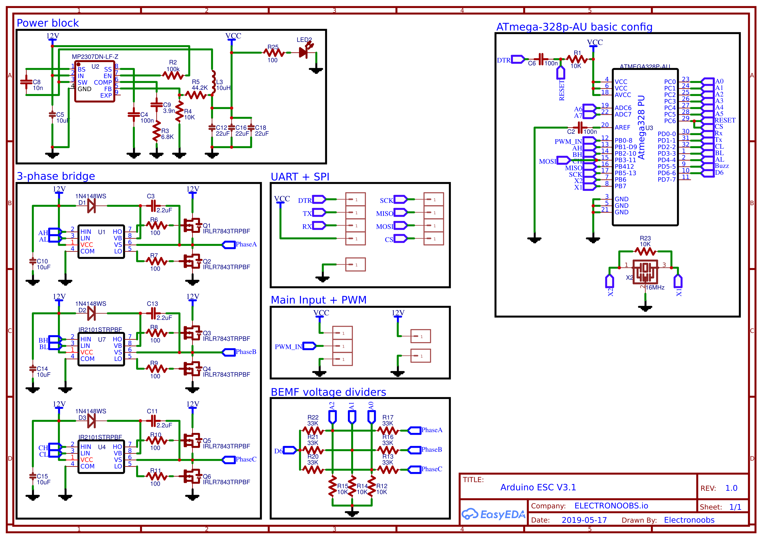 Arduino based ESC v3.0 (GERBERs only)