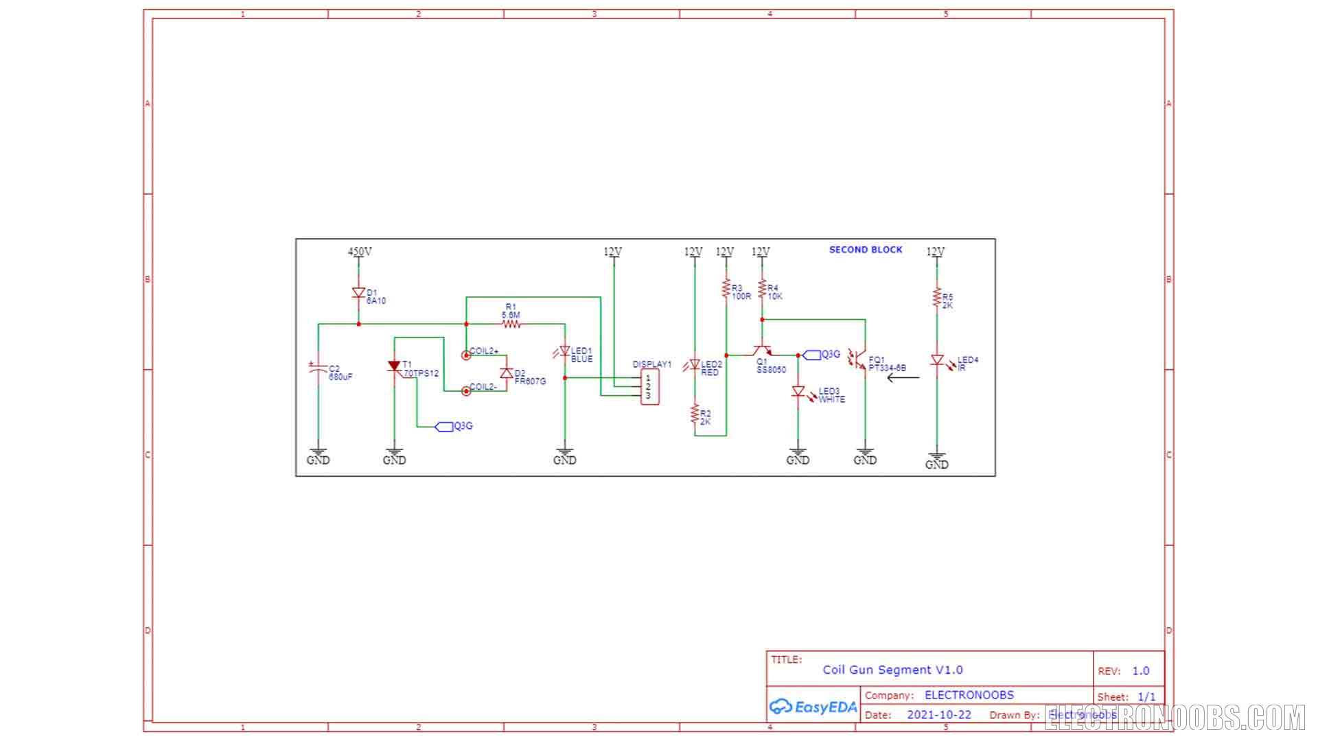 Homemade coilgun schematic