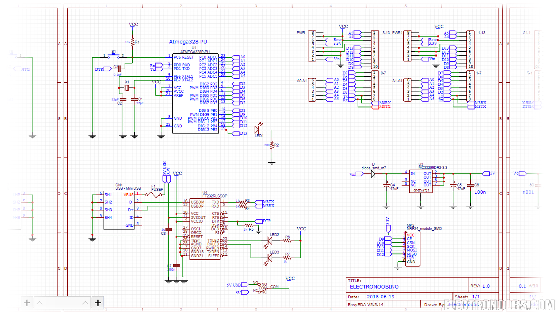 arduino UNO electronoobino schematic
